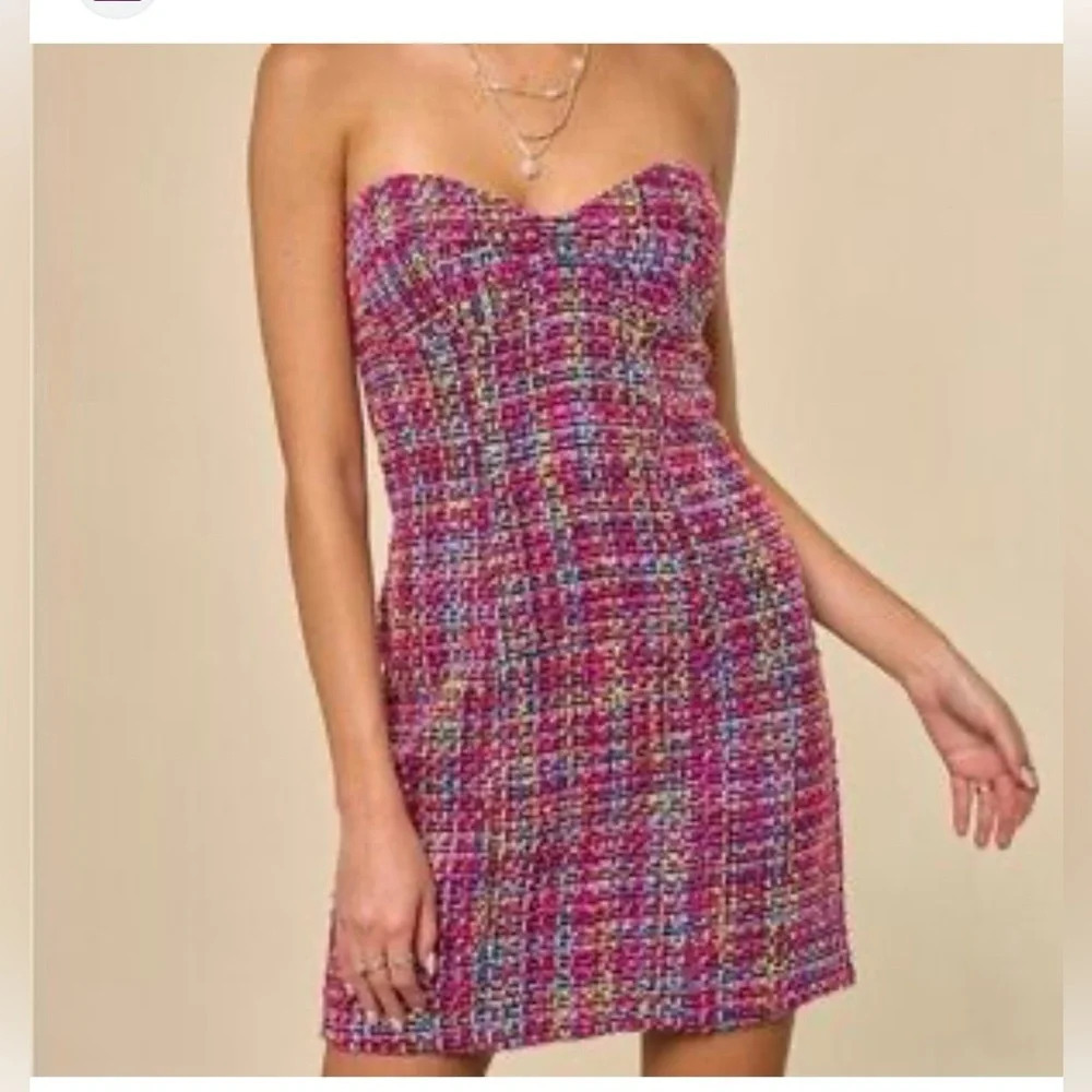 Blue Blush Purple Dress Mini Dress...NWT Small